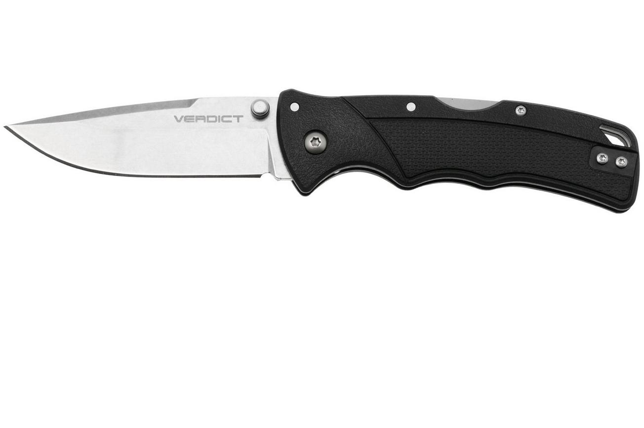 Cold Steel Verdict Spear Point FL-C3SPSS Stonewashed 4116SS, Black GFN, zakmes