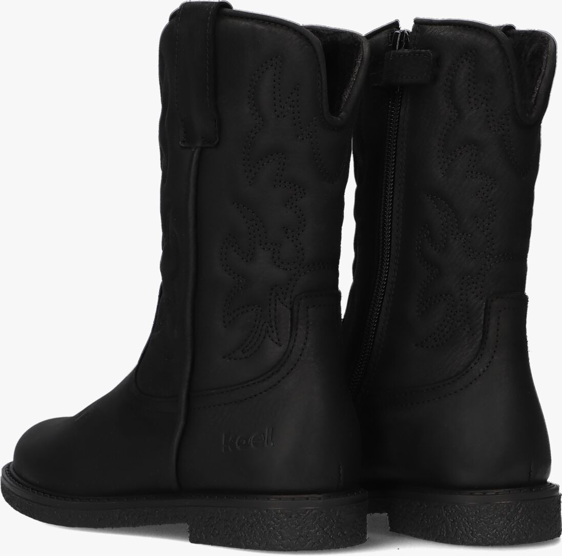 KOEL4KIDS zwarte koel4kids cowboylaarzen 11m006