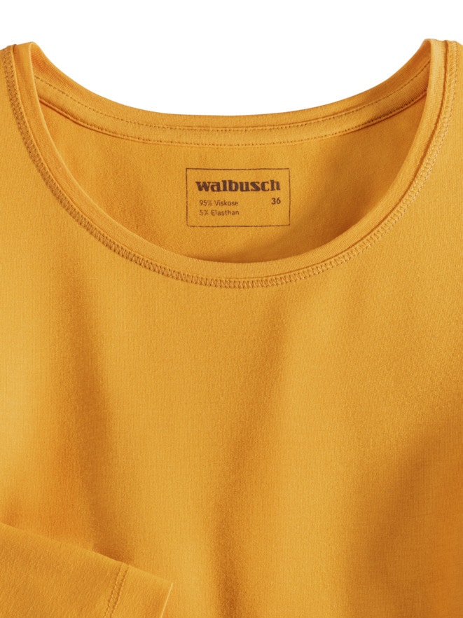 Viskose-Shirt Langarm