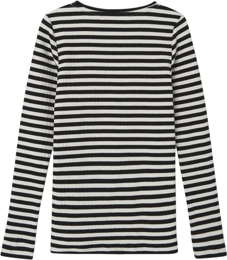 Name It NKFSURAJA XSL LS TOP NOOS Black/stripe