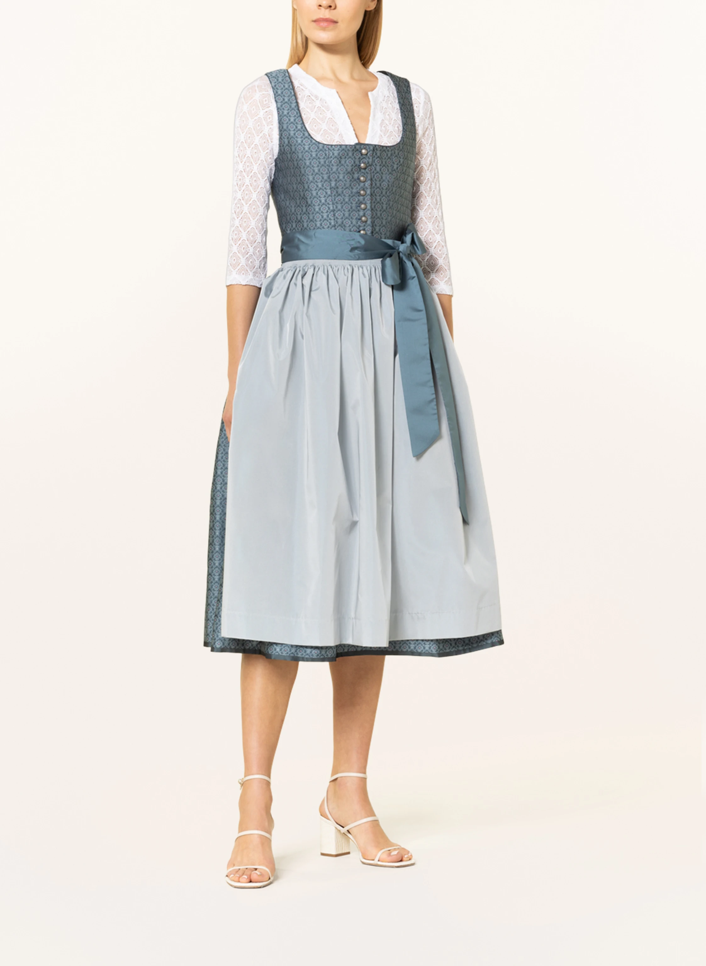 WALDORFF Dirndlbluse aus Spitze mit 3/4-Arm
