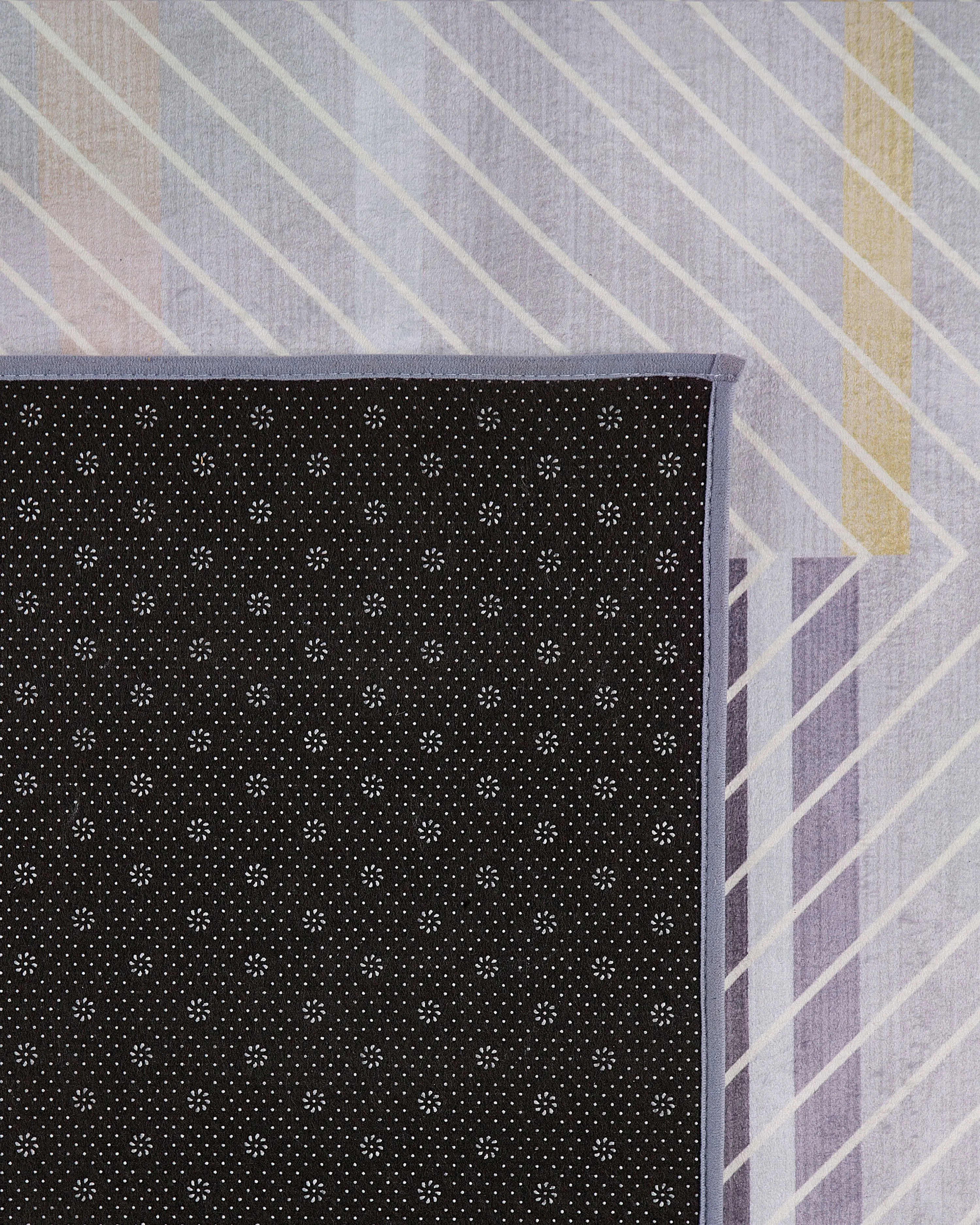 Vloerkleed ERGENLI Grijs 80 x 150 cm