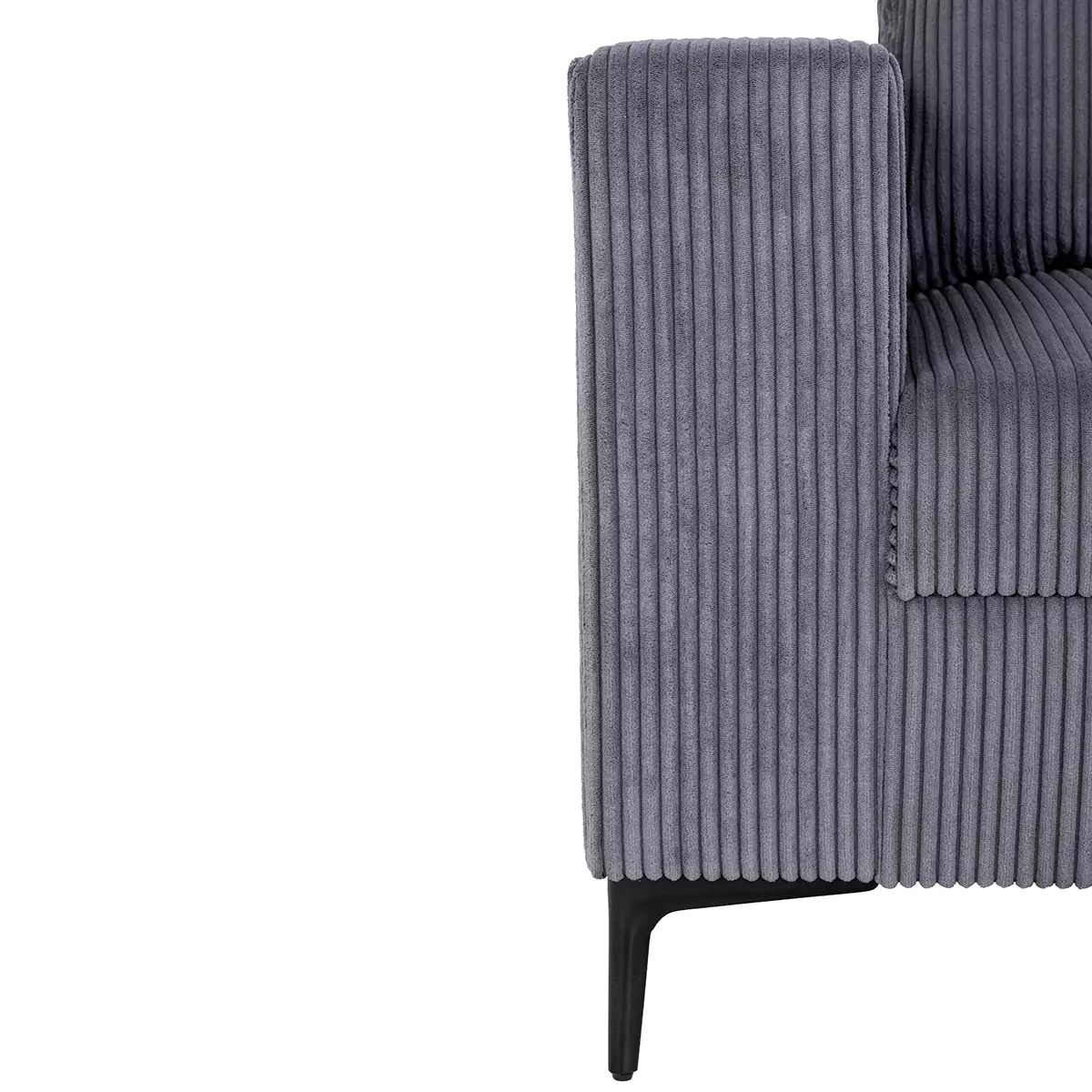 Ecksofa Toffee Anthrazit