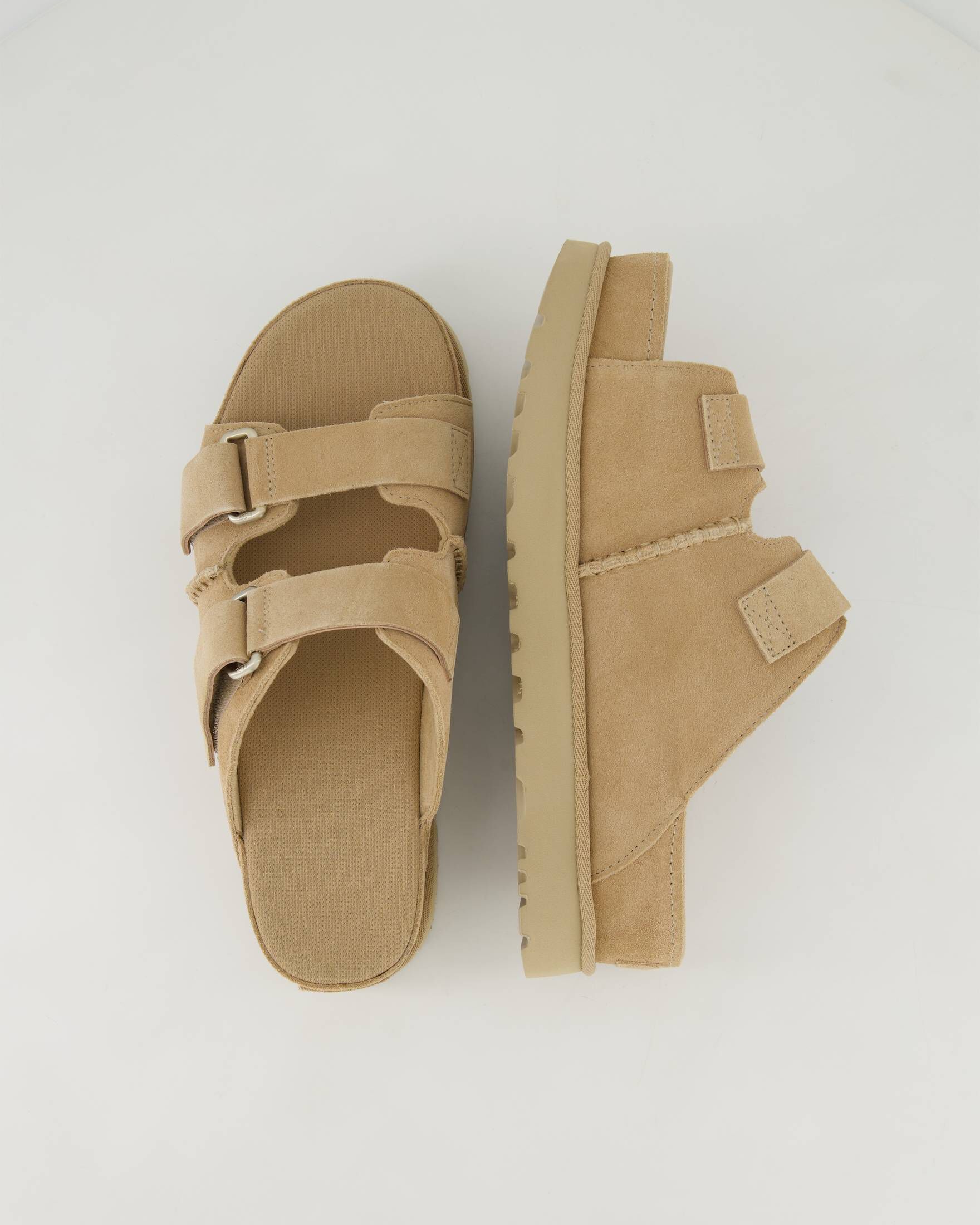 UGG| Damen Pantoletten GOLDENSTAR HIGH mit Leder