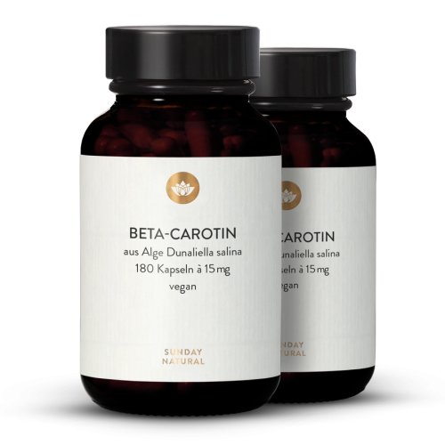Sunday Natural Products  Beta-Carotin 15mgaus Algen