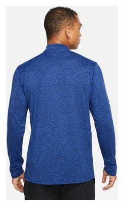 Haut 1/4 zip Nike Element Bleu Homme
