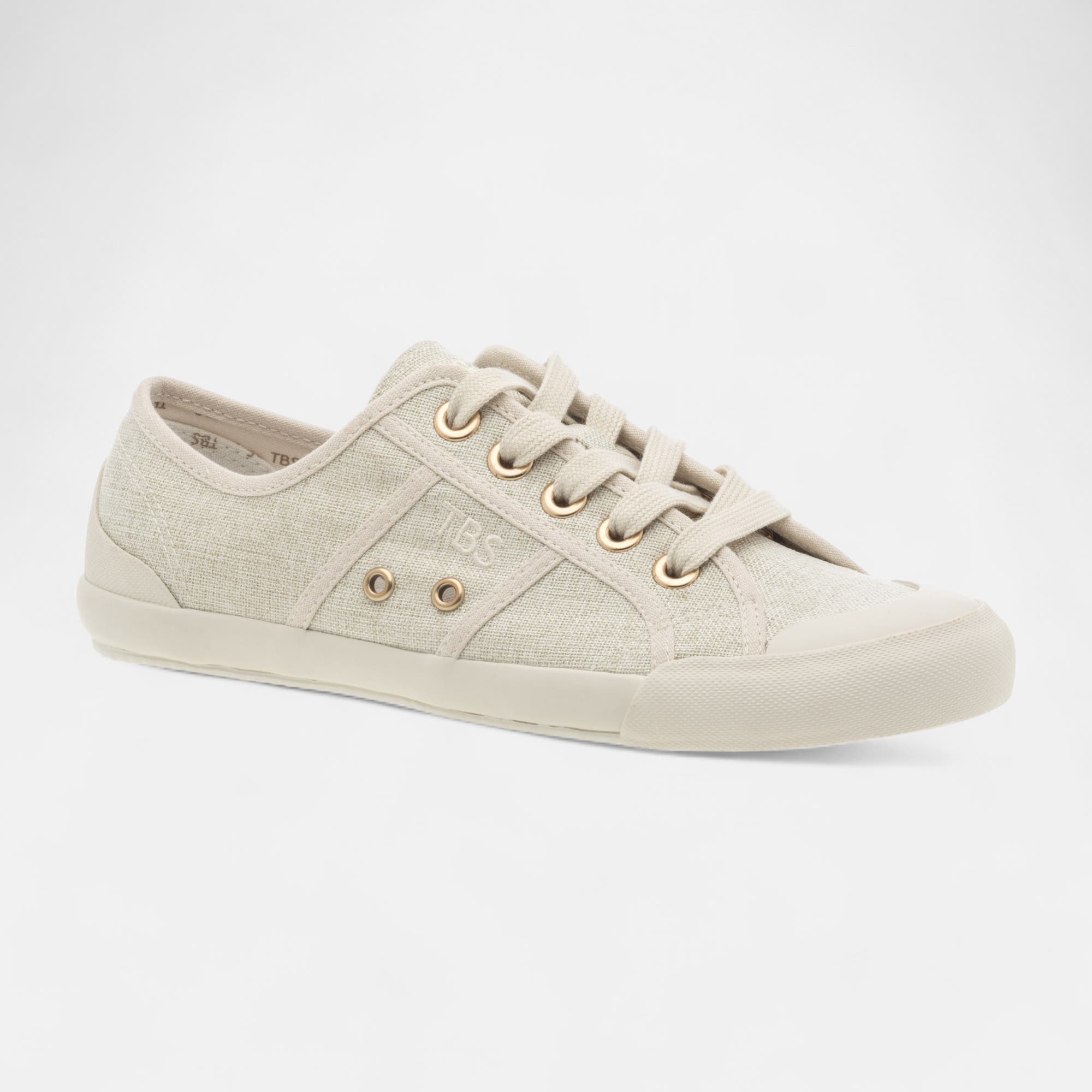 Baskets en toile Femme beige