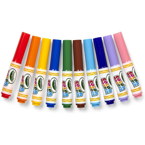 10 mini feutres Crayola Color Wonder