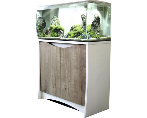 Aquariumkast Fluval Flex 123 l 82,8 x 36,4 x 69 cm wit-licht hout