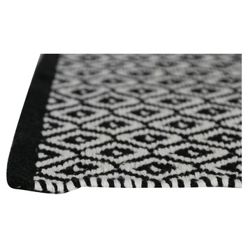 Differnz Badmat Wales Zwart Wit 50x80 cm