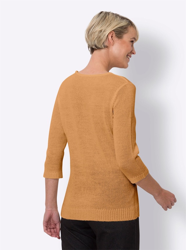 Classic Basics 3/4 Arm-Pullover »Rundhals-Pullover«