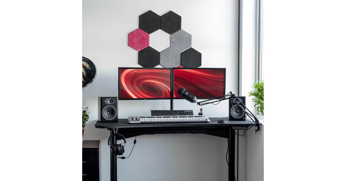 ArozziHeadset Hanger - Black bevestiging  (Zwart)