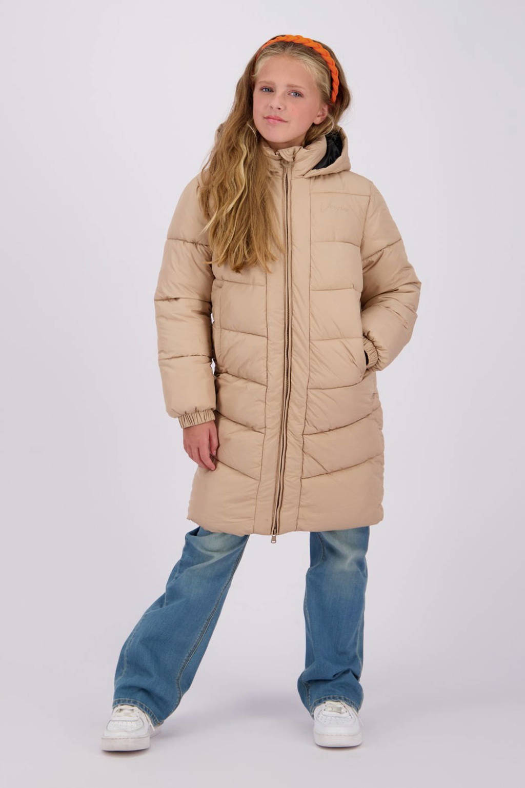 Vingino gewatteerde winterjas Tendela goud metallic