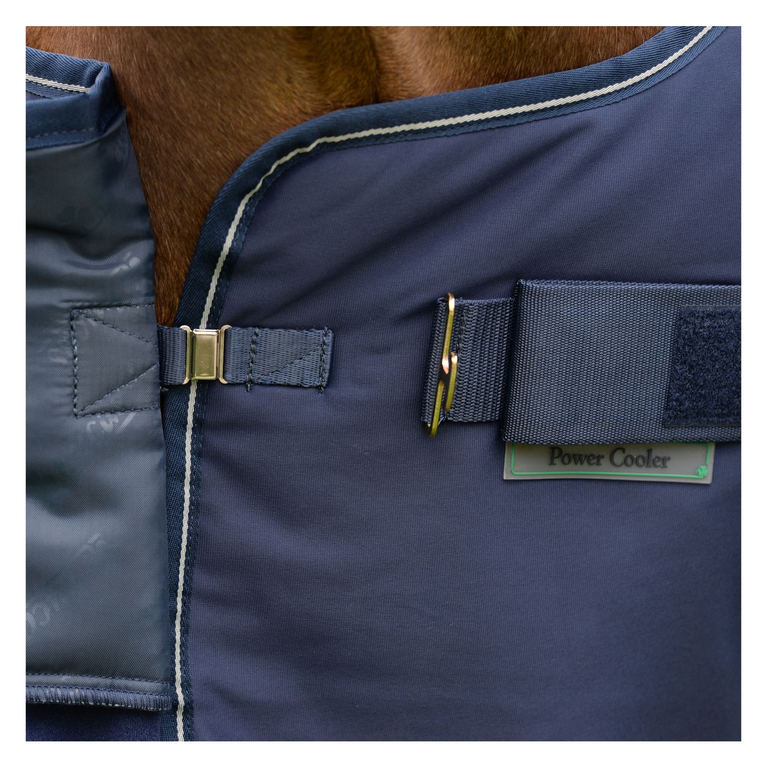 bucas Abschwitzdecke Power Cooler  - navy/silver