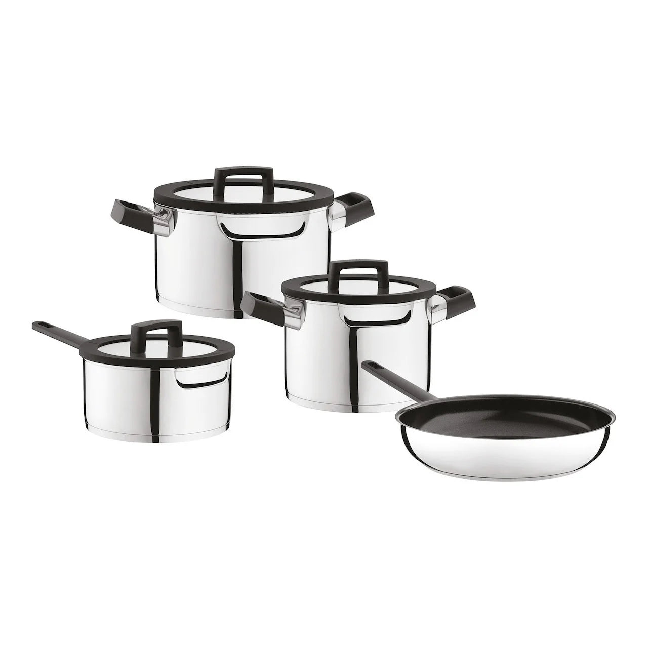 BergHOFF Gem Uqonic  Downdraft kookpannenset - 4 delig
