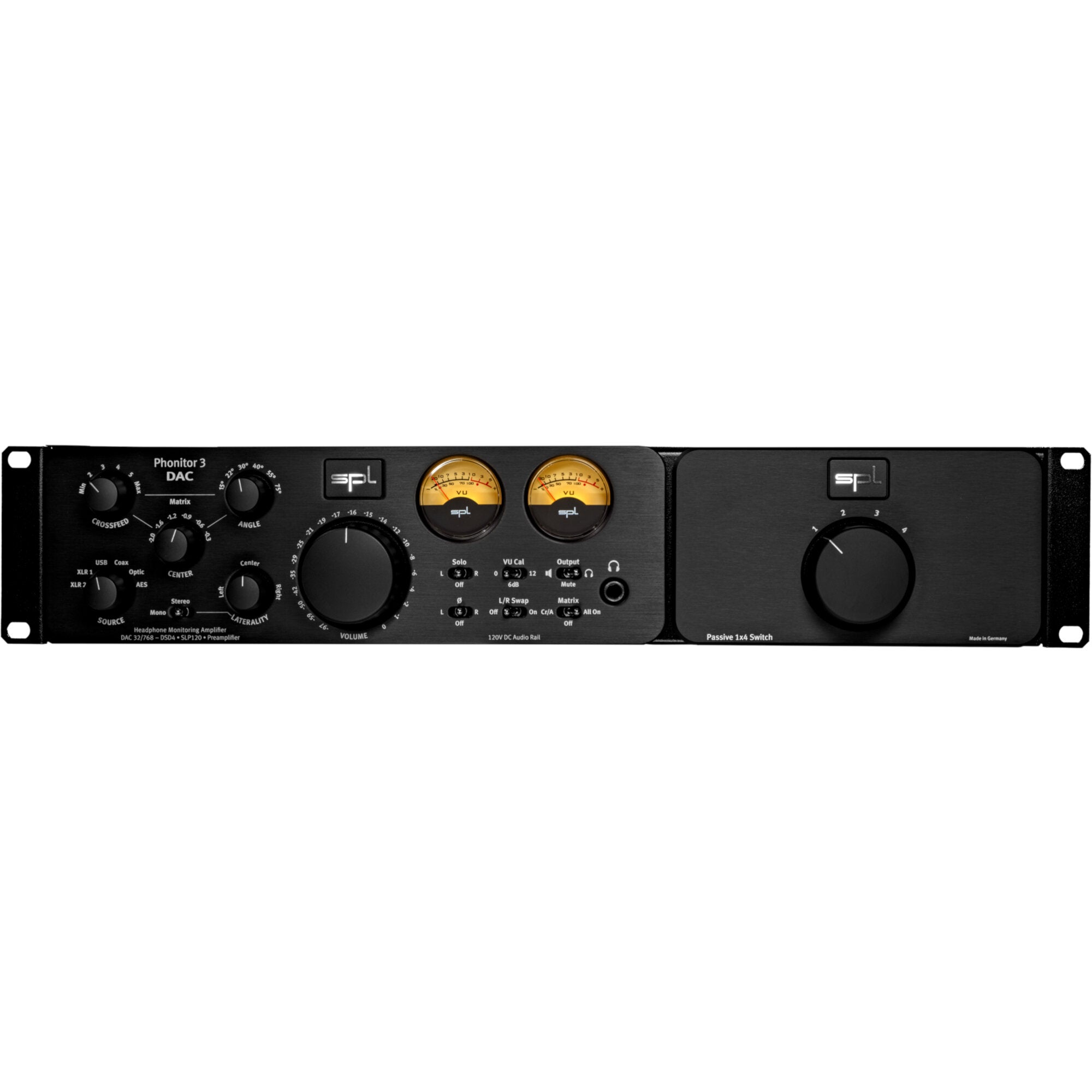 SPL Phonitor 3 DAC + Expansion Rack hoofdtelefoonversterker en DAC