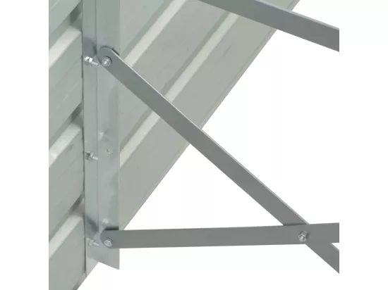 Lit surélevé de jardin Acier galvanisé 600x80x45 cm Vert