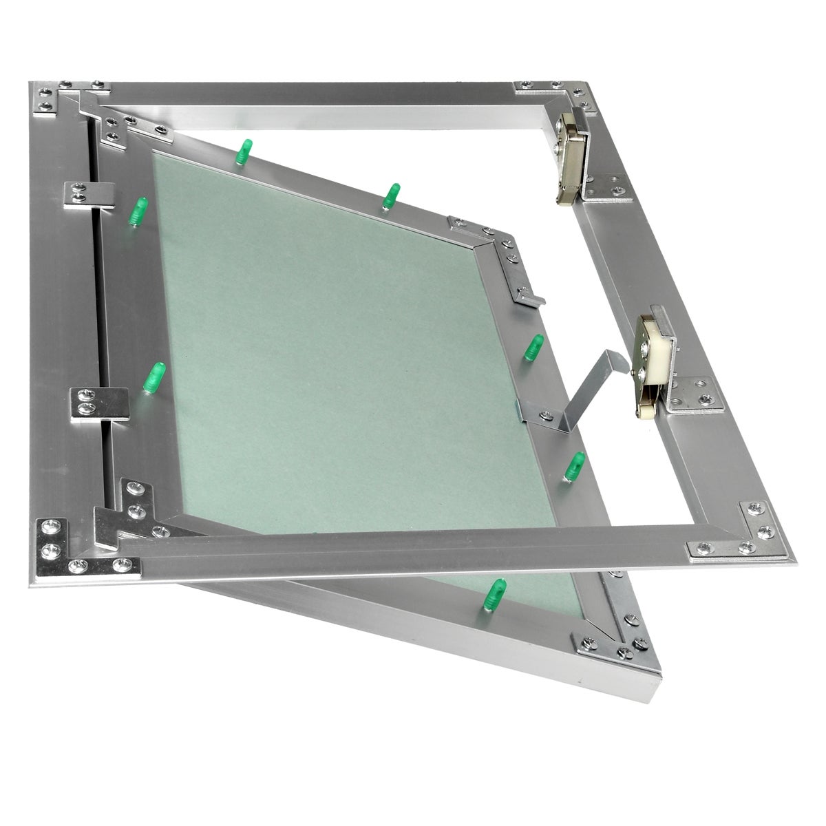 ECD Duitsland Toegangspaneel/Toegangsdeur met gipsplaatinzetstuk 250x400mm, 12,5mm gipsplaat, Aluminium frame, Toegangsdeur/Onderhoudsluik/Reinigingsluik/Onderhoudsopening, Geschikt voor vochtige ruimtes, Gipsplaatconstructie