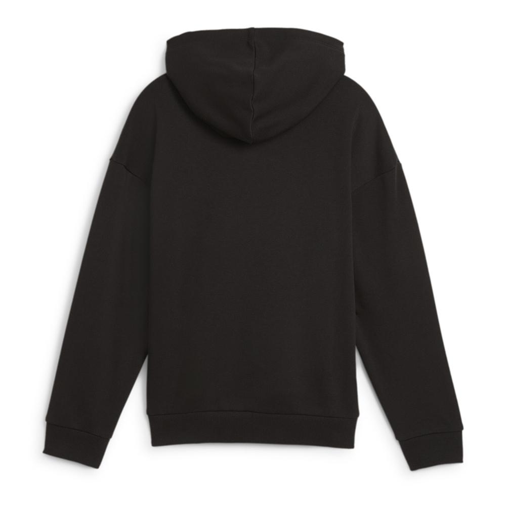 Puma Sweat Noir Fille Puma Script Metallic
