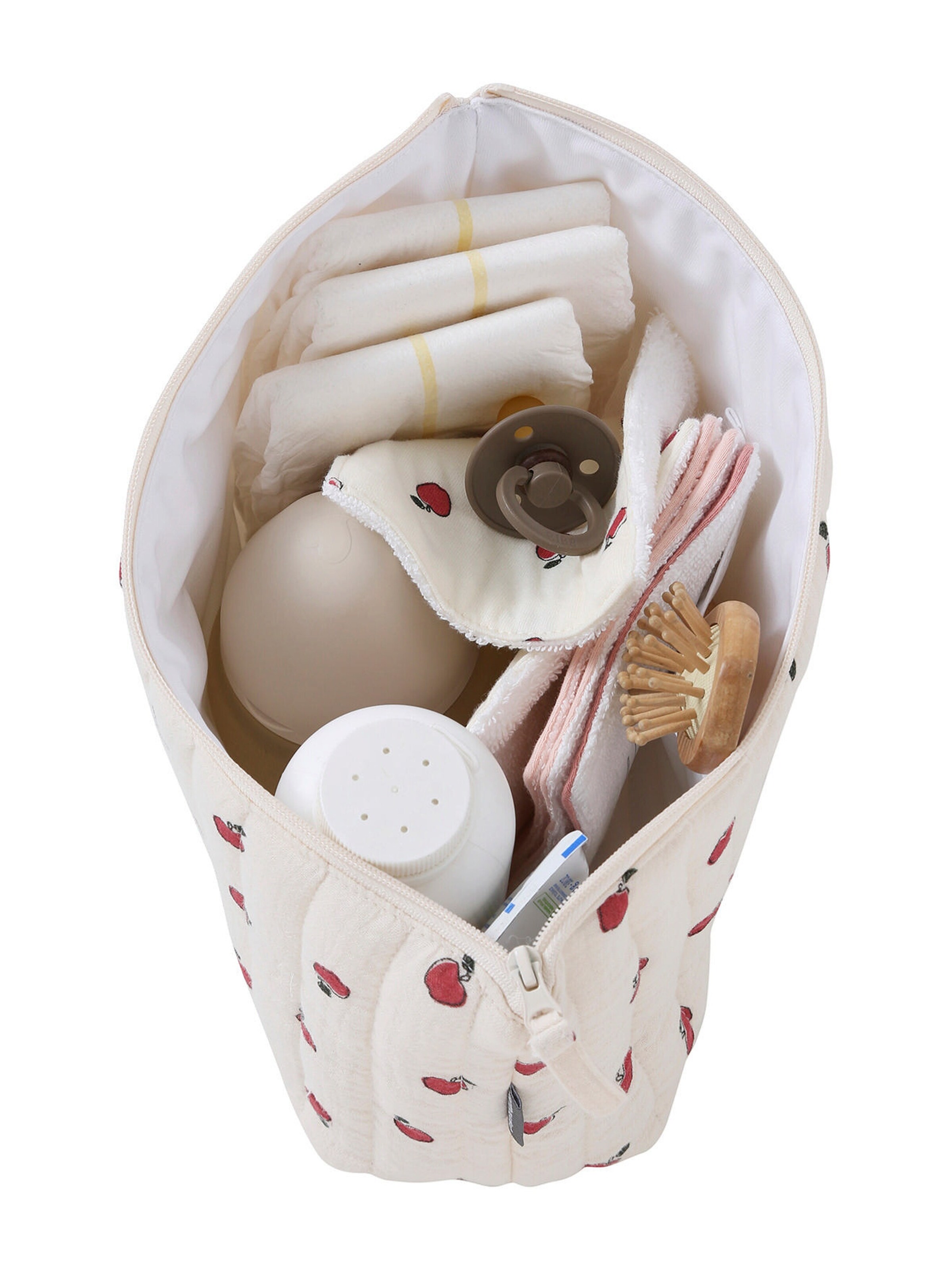 Vertbaudet Baby Waschbeutel aus Musselin rosa