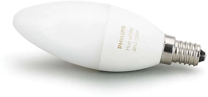 Philips Hue White and Colors Flamme E14 Bluetooth Ampoule connectée