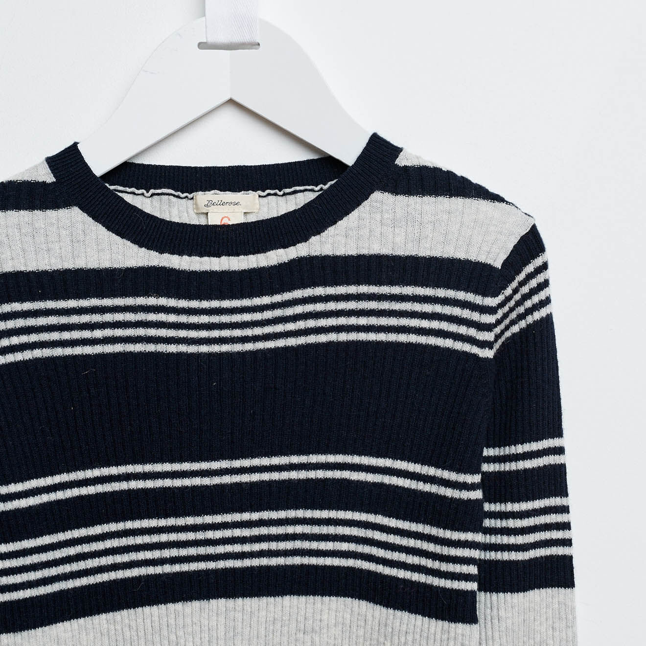 Bellerose Pull Glava à rayures noir/blanc