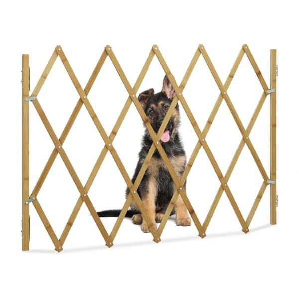 Uttrekkbar hundeport i bambus
