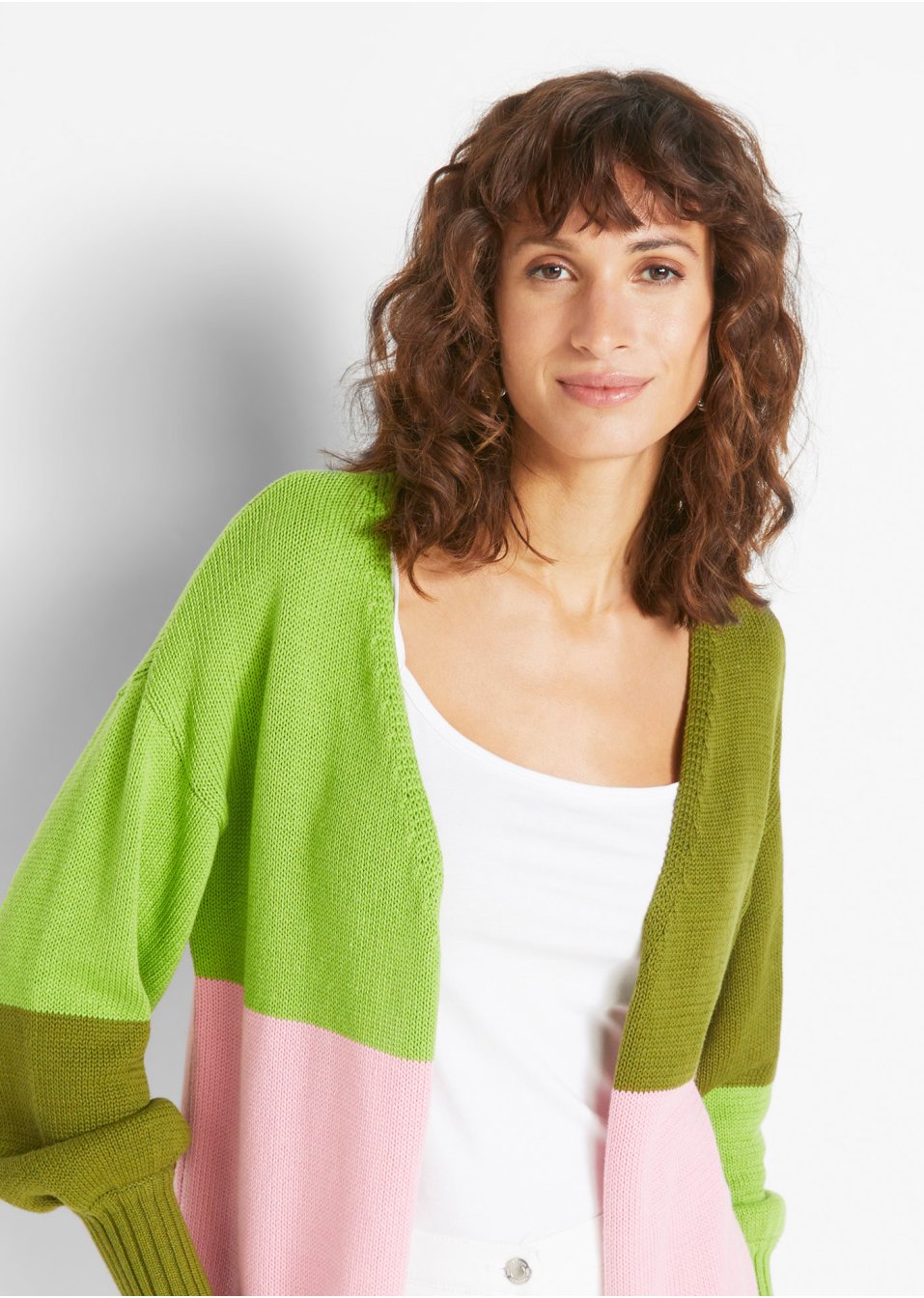 Gilet en maille oversized