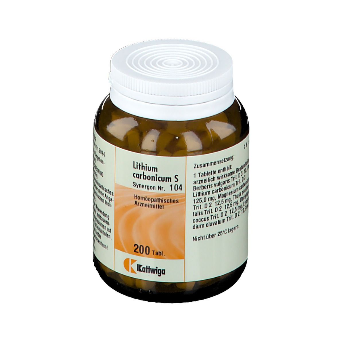 SYNERGON 104 Lithium carbonicum S Tabletten