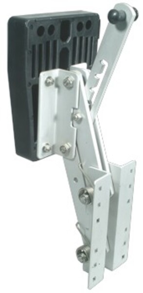 Springfield Siège Pliant en Aluminium pour Moteur Hors-Bord (Max. 35kg)