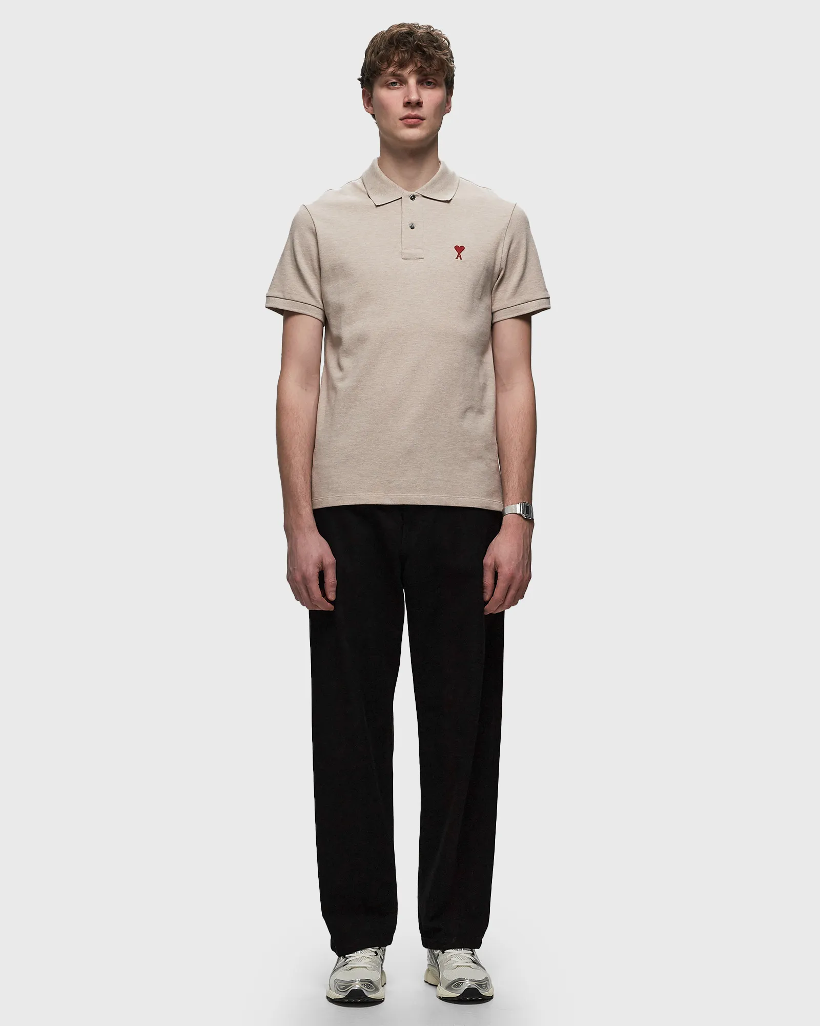 AMI Paris AMI DE COEUR POLO SHIRT