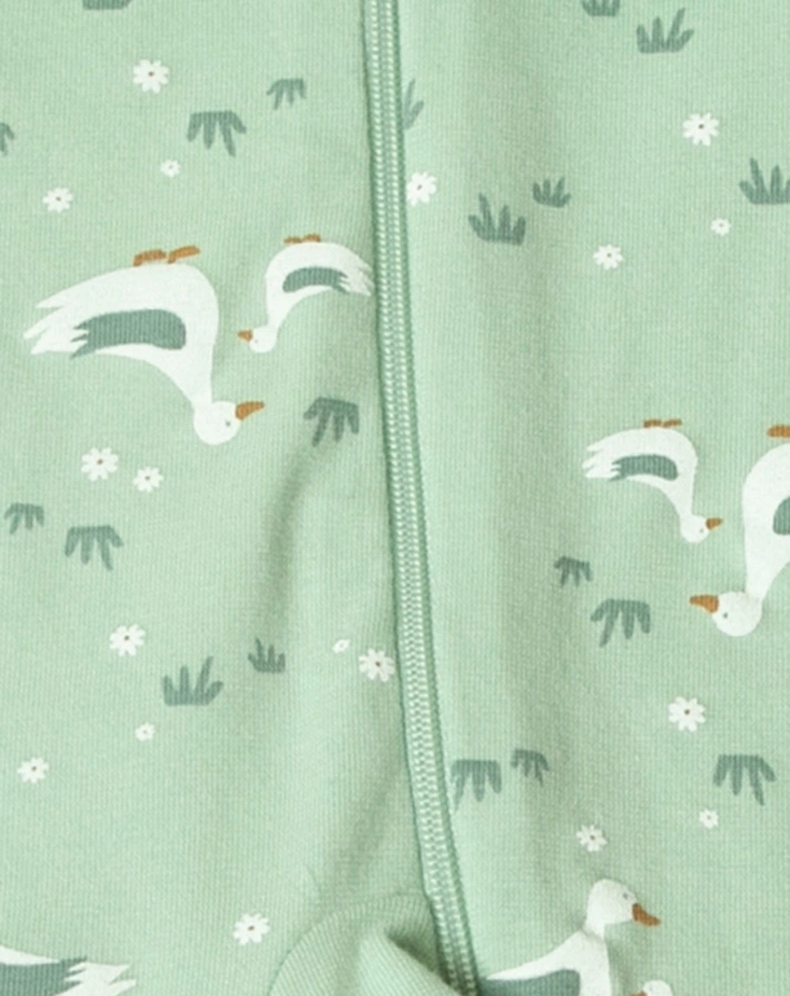 Schlafstrampler 4029 GOOSE in light green