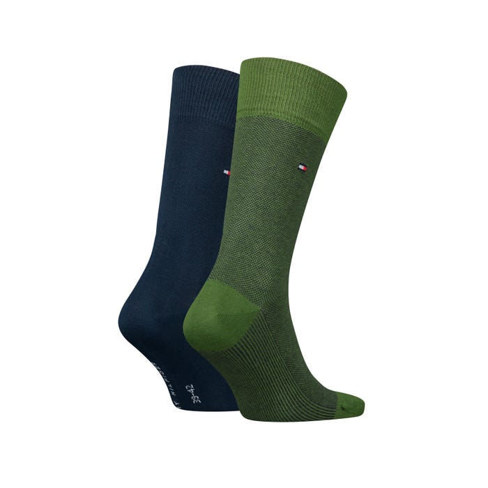 Tommy Hilfiger-2-pack sokken raster - Tommy Hilfiger