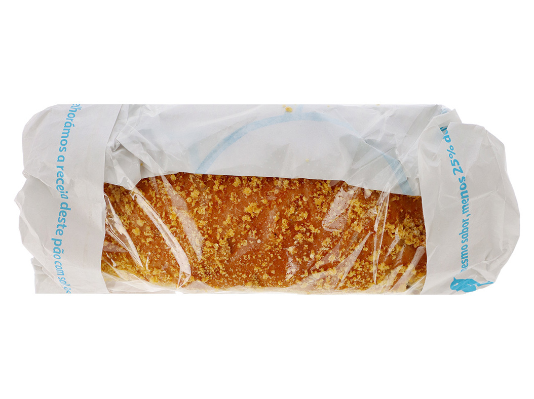 PÃO DE MILHO COM GIRASSOL -25% SAL PRODUÇÃO PRÓPRIA 400G
