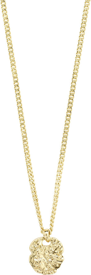 Pilgrim SCOTTIE recycled coin necklace gold-plated Guld