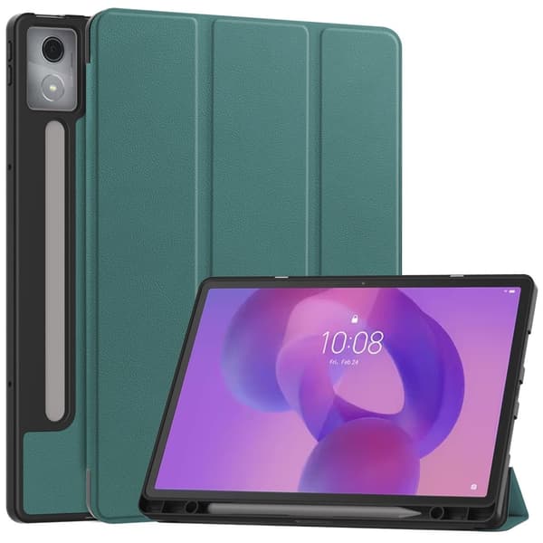 For Lenovo Idea Tab Pro Case Tri-Fold stativdeksel med penneholder