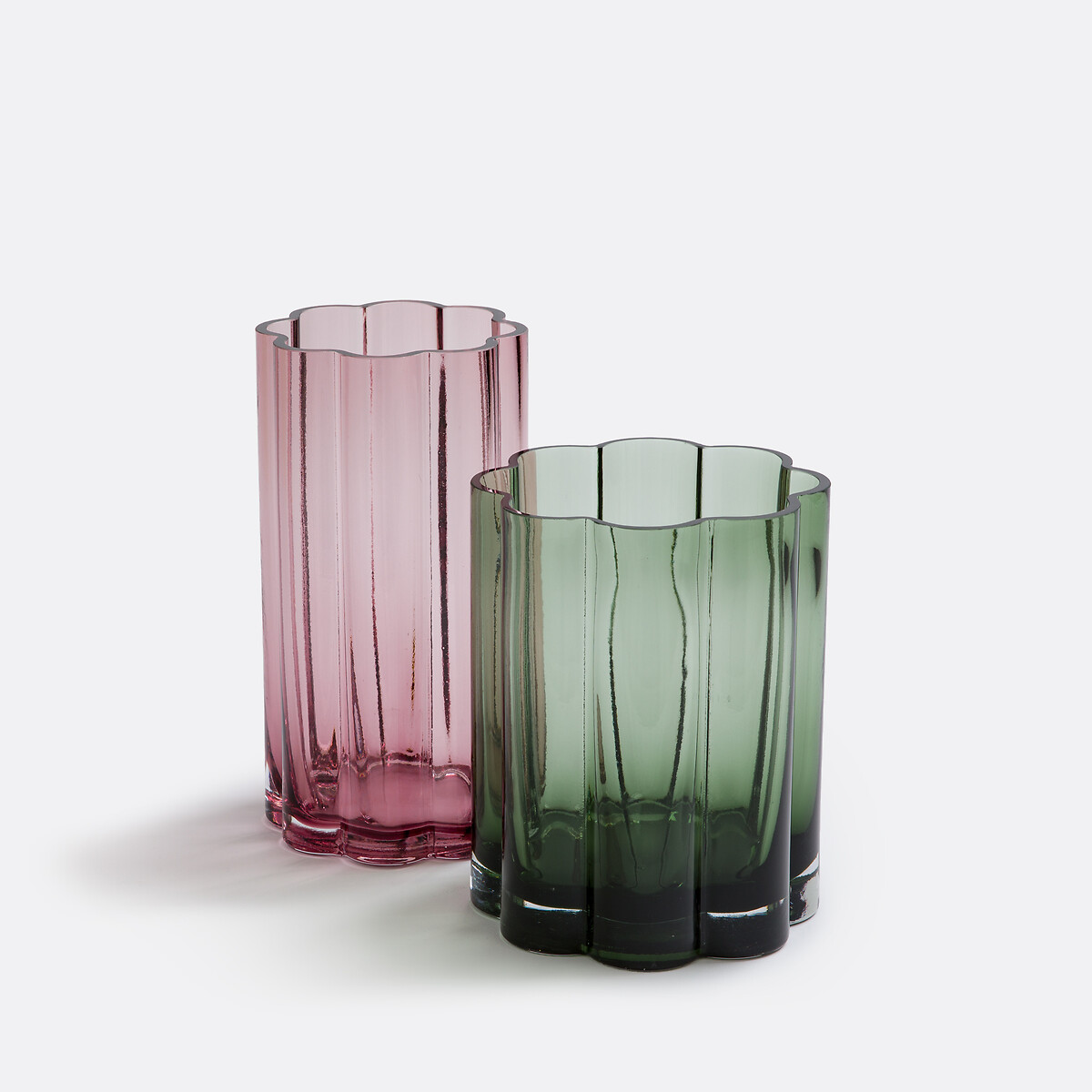 LA REDOUTE INTERIEURS<br>Vaso de vidro âmbar H20 cm Helia