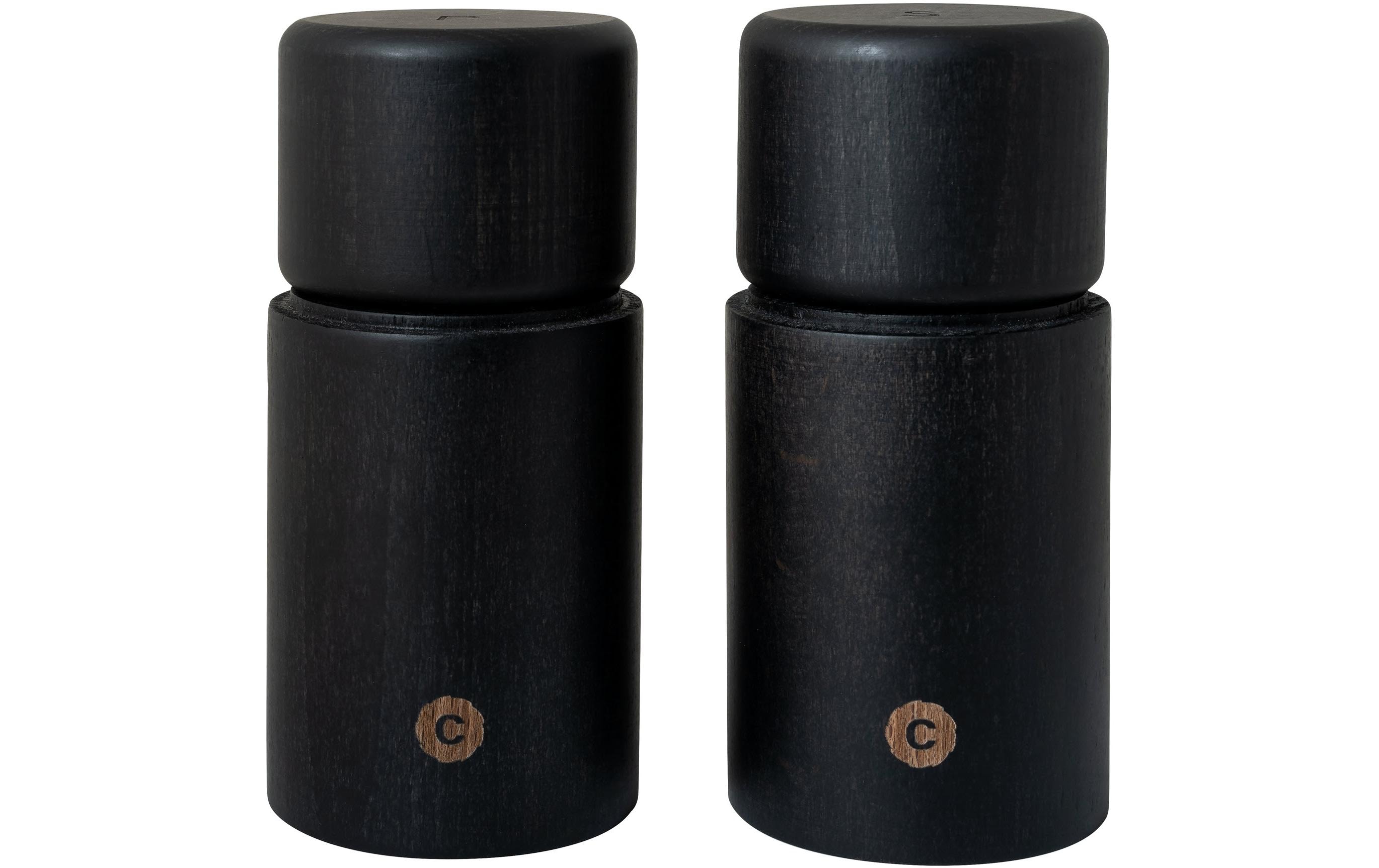 Gewürzmühle Bergen 2 Stück, 12 cm, SchwarzGewürzmühlen Set