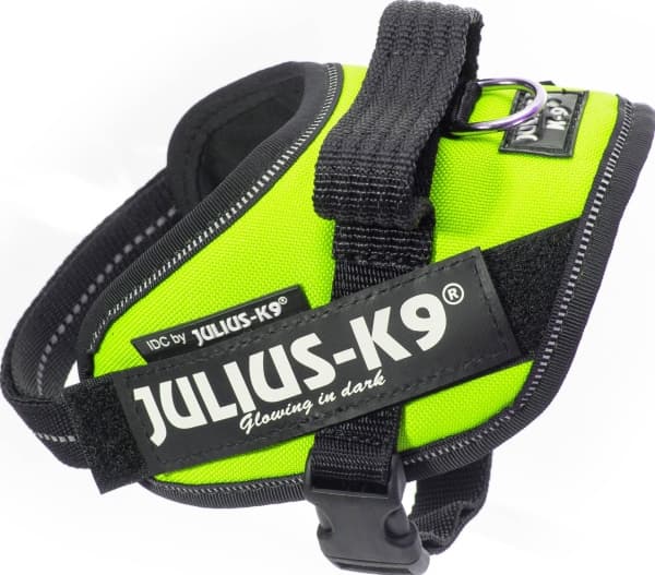Julius-K9 K9 IDC sele, str.: Mini-Mini, neongrøn 40-53 cm
