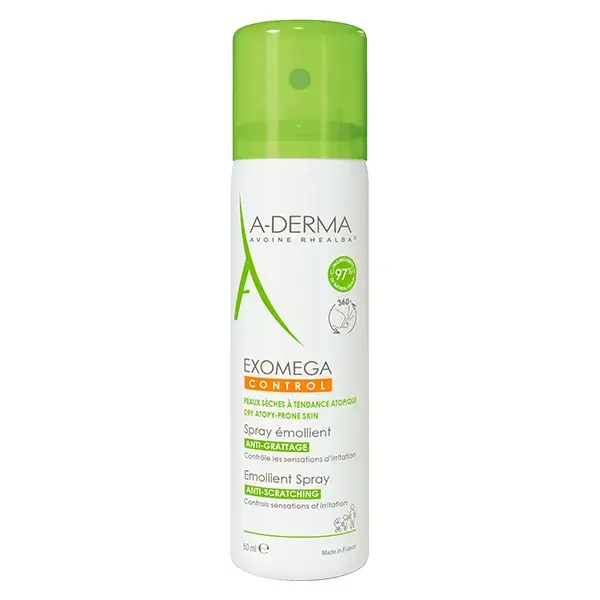 A-Derma Exomega Control Spray Émollient Anti-Grattage 50ml
