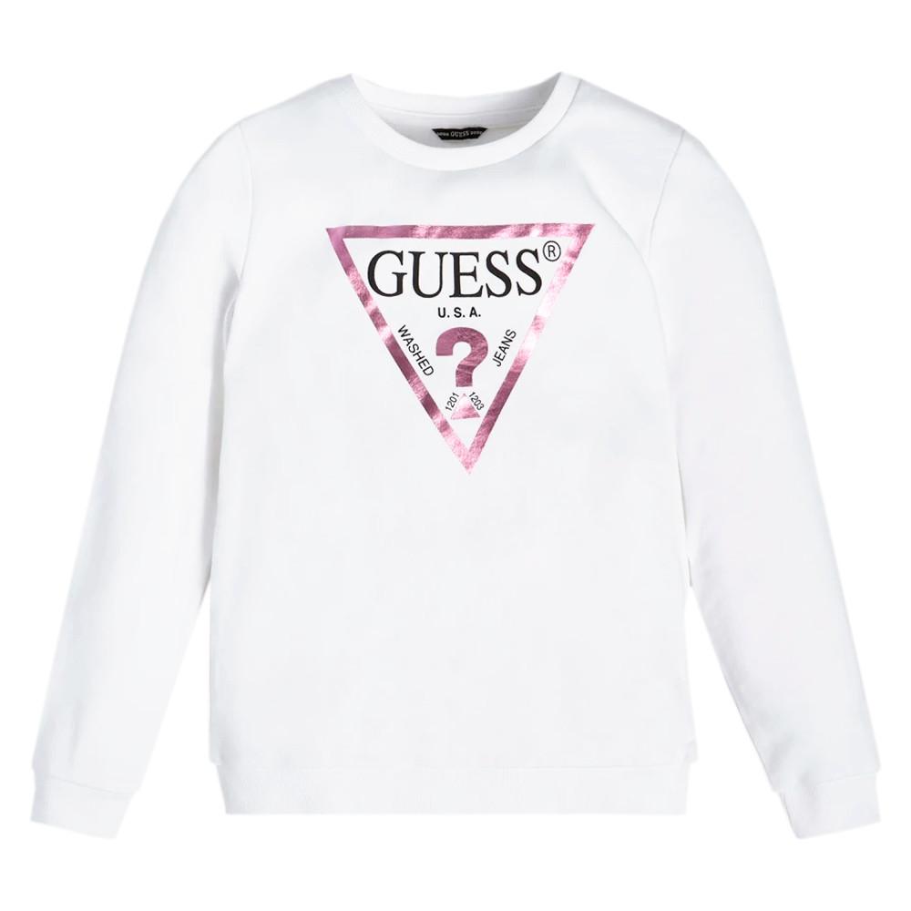Guess Sweat Blanc Fille Guess