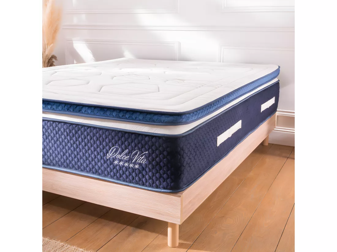 Surmatelas DOLCE VITA - accueil mémoire de forme - 5 cm - 140x190 cm