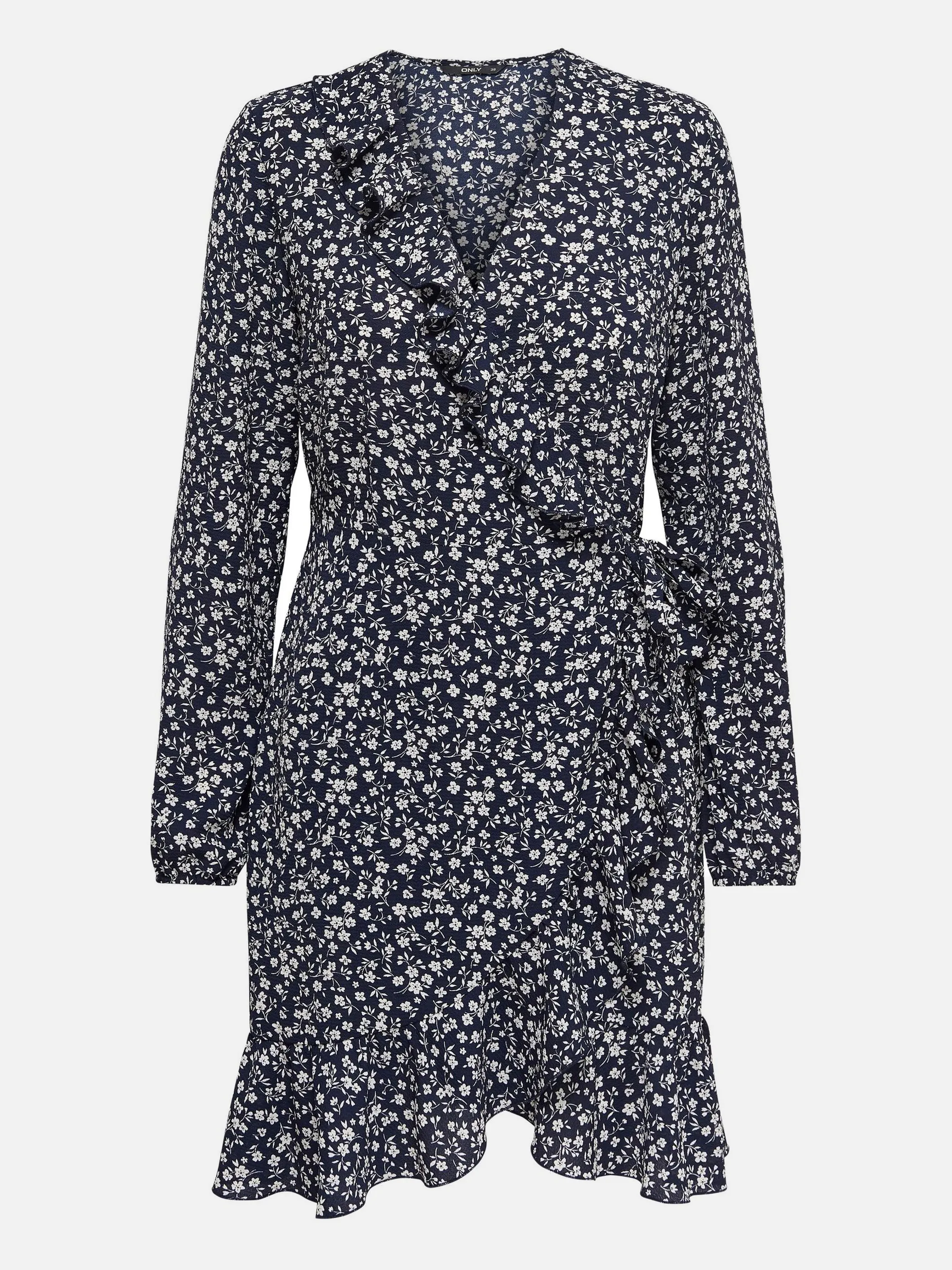 Only ONLCARLY L/S WRAP SHO Wickelkleid