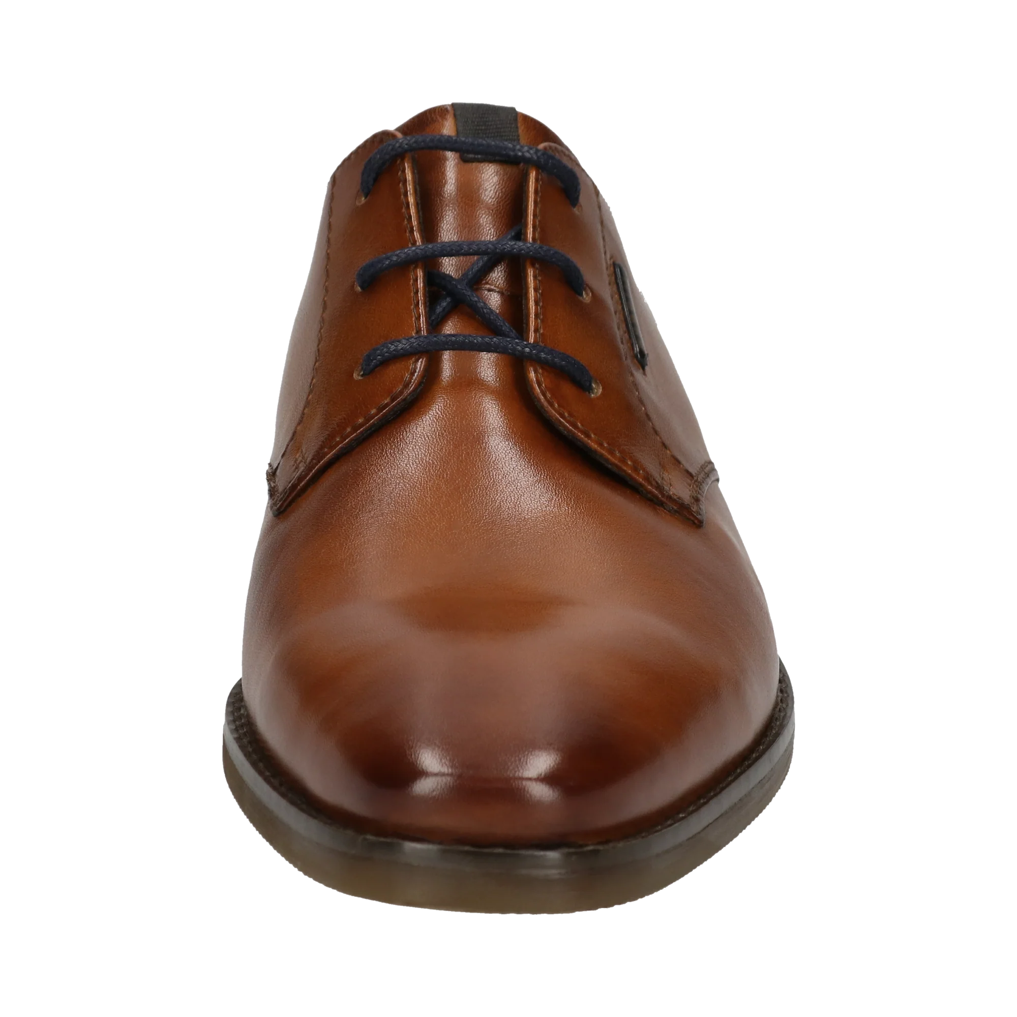 Leder Business Schnürer cognac