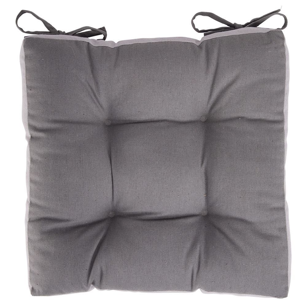 Dessus de chaise matelassé à nouettes 38x38xép5cm