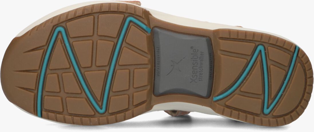 bruine xsensible sandalen miami