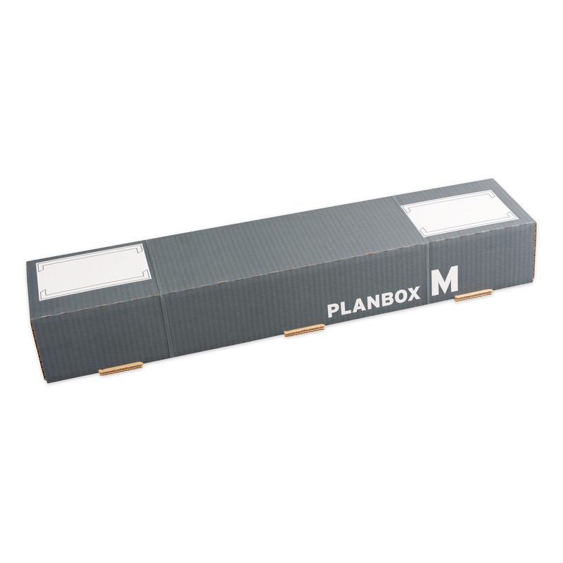 Elco Versandhülse Plan Case, 115 x 620 x 82 mm, grau, 1 Stück