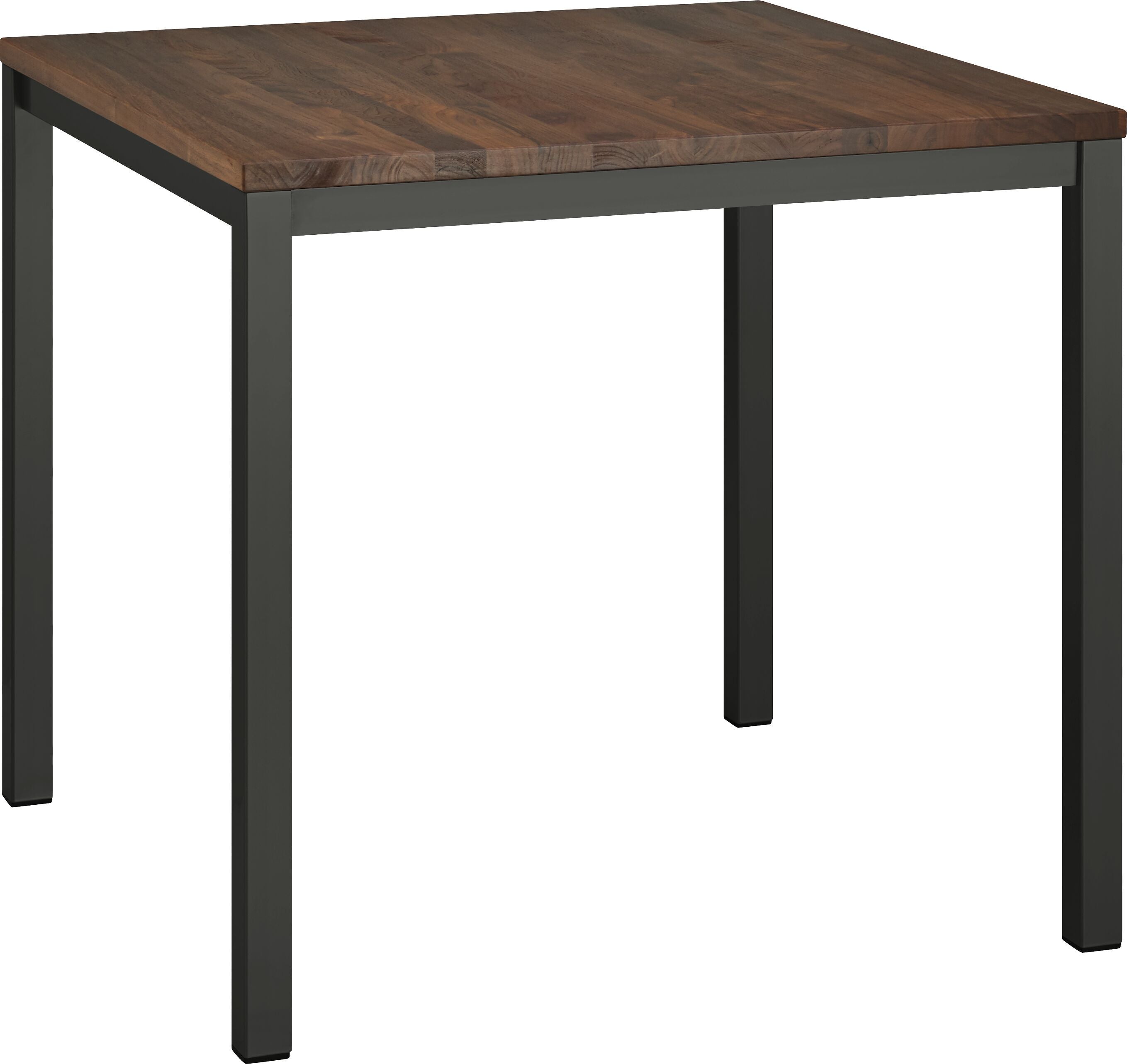 ALEXIS II Tisch - Nussbaum / B: 80.0 cm x T: 80.0 cm x H: 75.0 cm