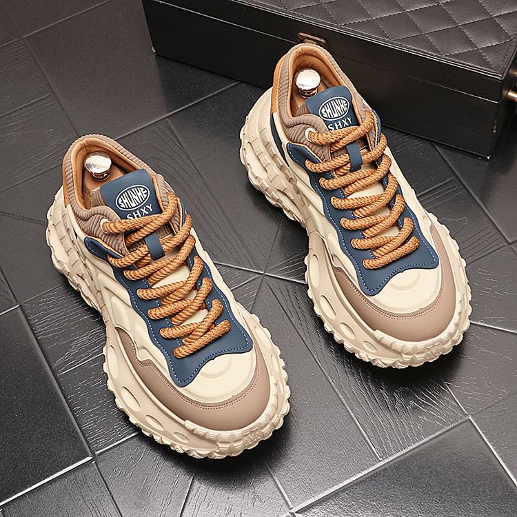 Mr Ozera - Colorblock Platform Sneakers