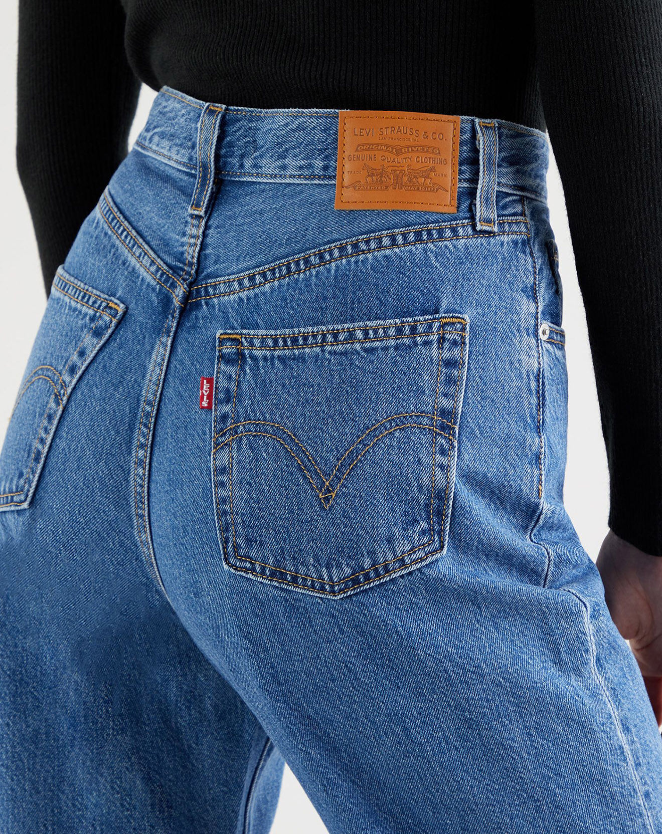 Levi's® Jean high loose Taper Hold My Purse bleu